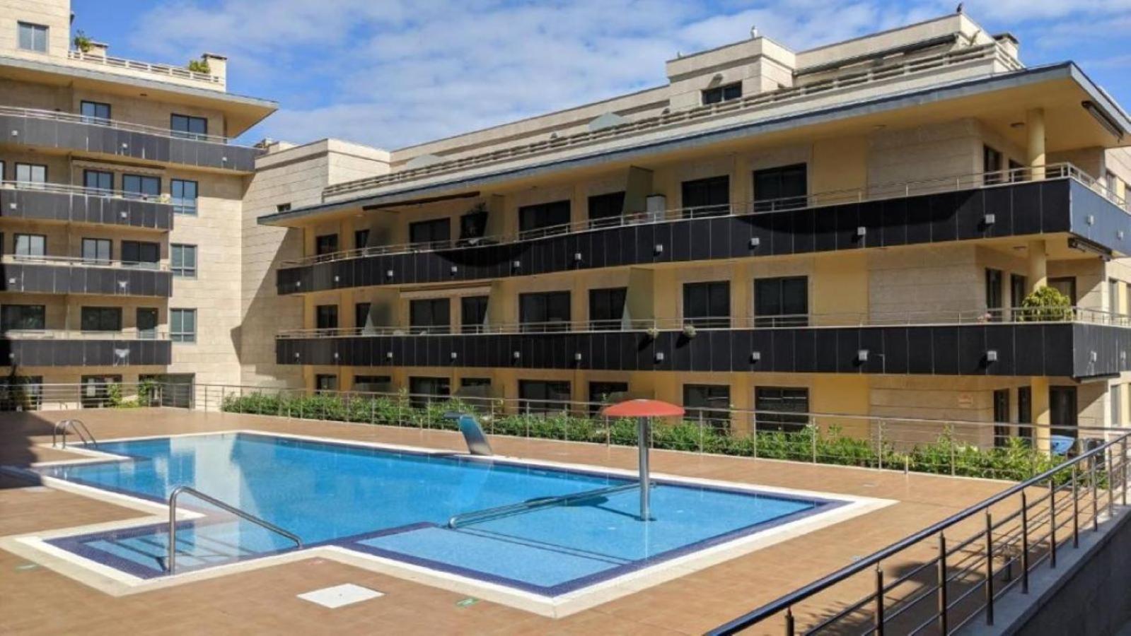 Apartamento En Urbanizacion Con Piscina En Playa De Silgar Sanxenxo Εξωτερικό φωτογραφία